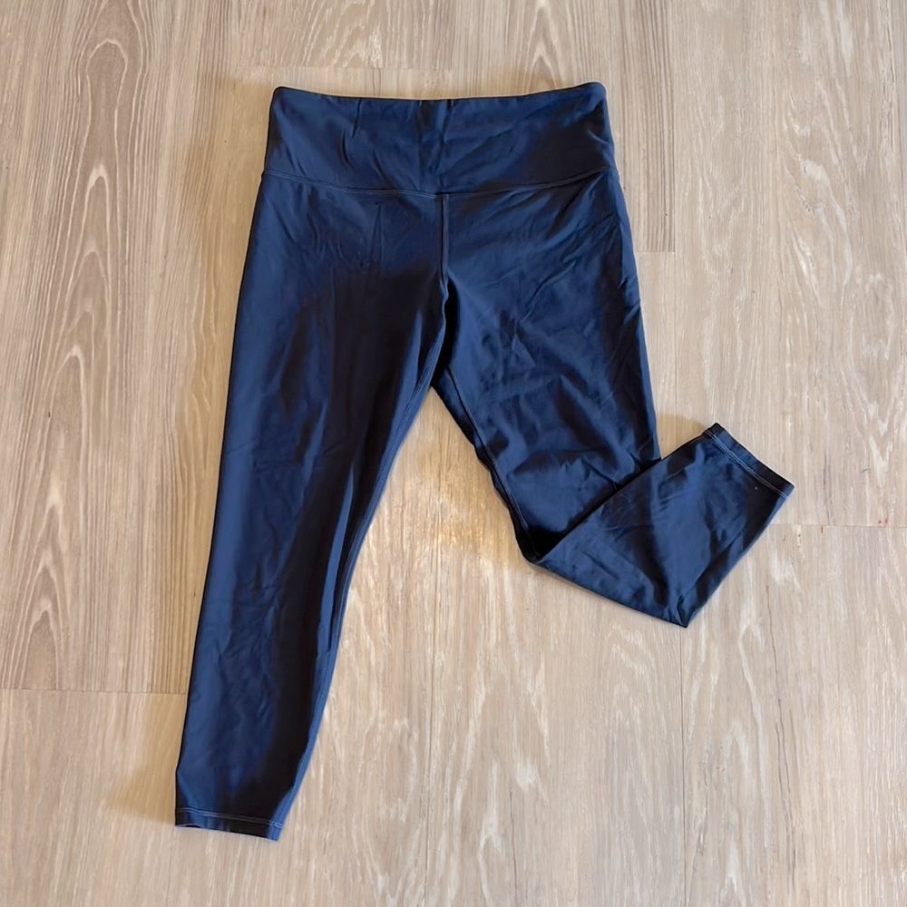 Athlete Blue 7/8 Yoga Pants